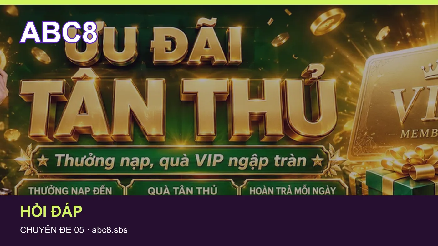 Danh sách kiểm tra thông tin Hỏi đáp dành cho người đọc ABC8